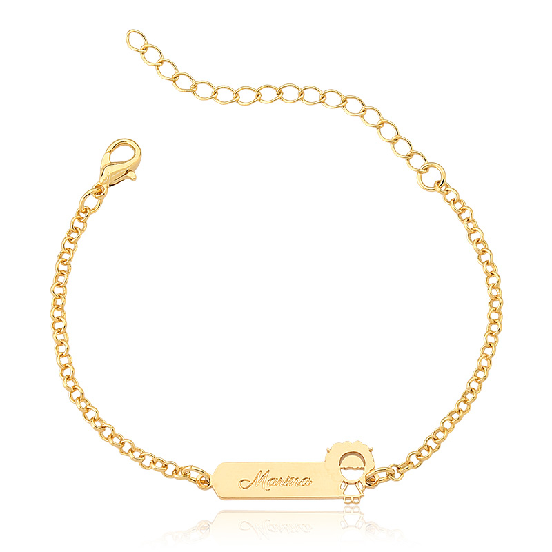 Pulseira Infantil Menina Crespa